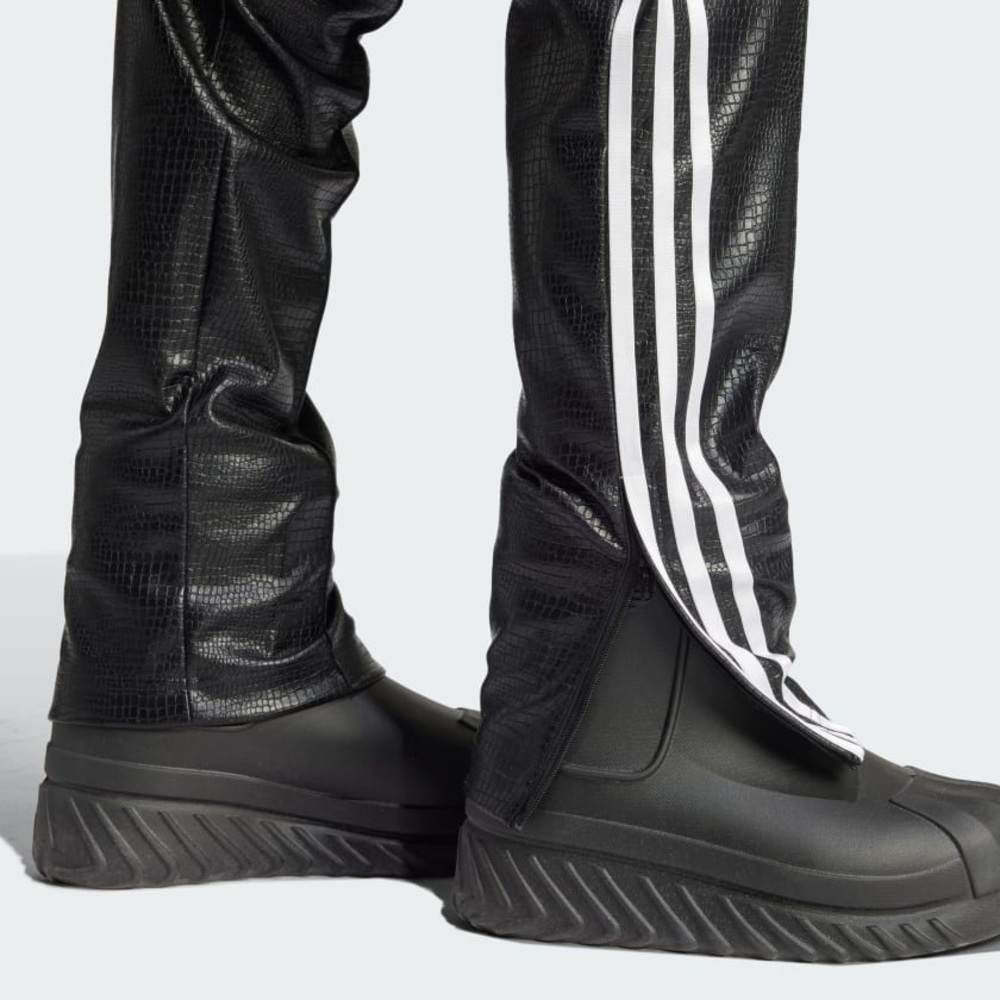 ADIDAS ORIGINALS PREMIUM FAUX LEATHER SST LUXE TRACK PANTS Python skin Small nwt - Picture 13 of 17